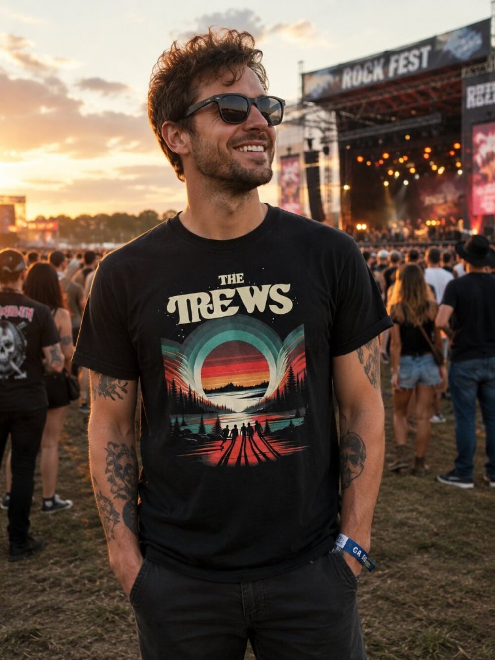 The Trews Band TShirt- MEDIUM